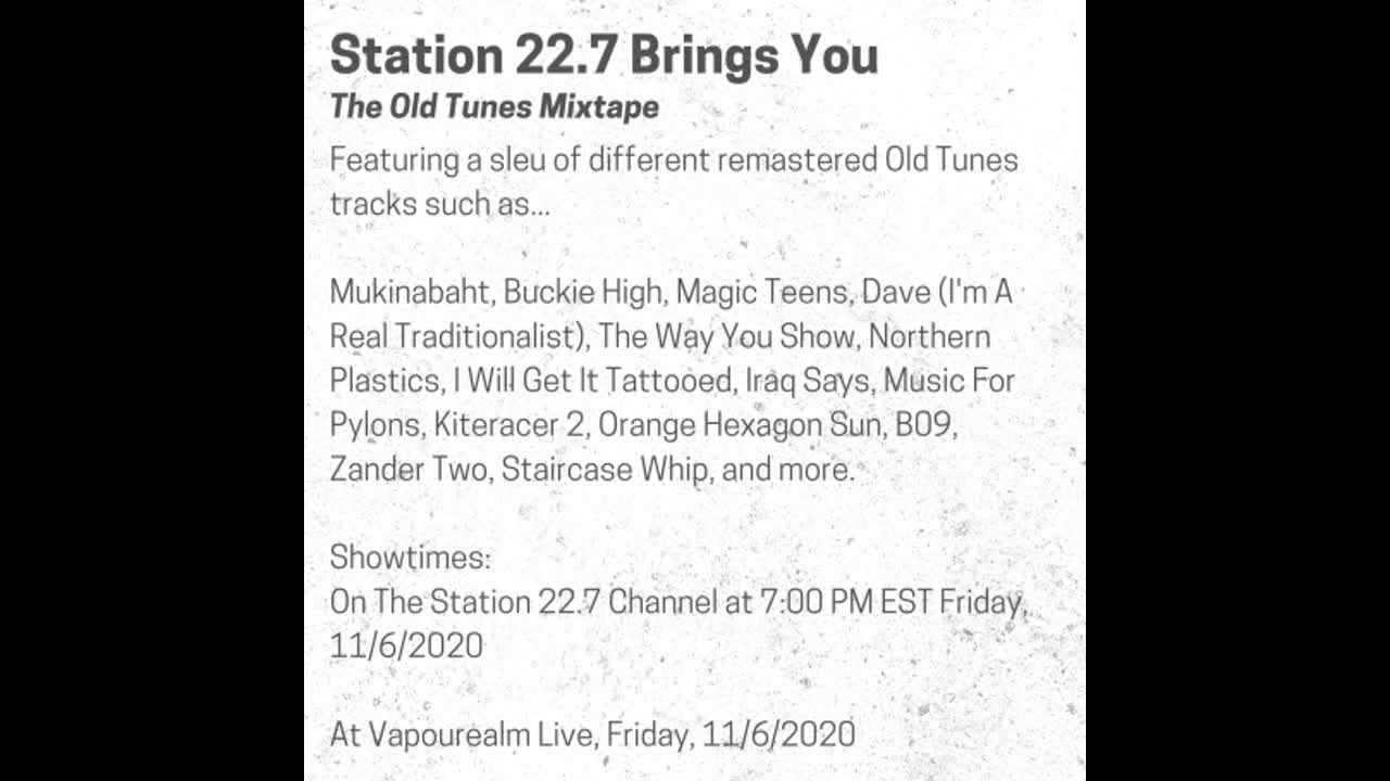 Station 22.7 - The Old Tunes Mixtape