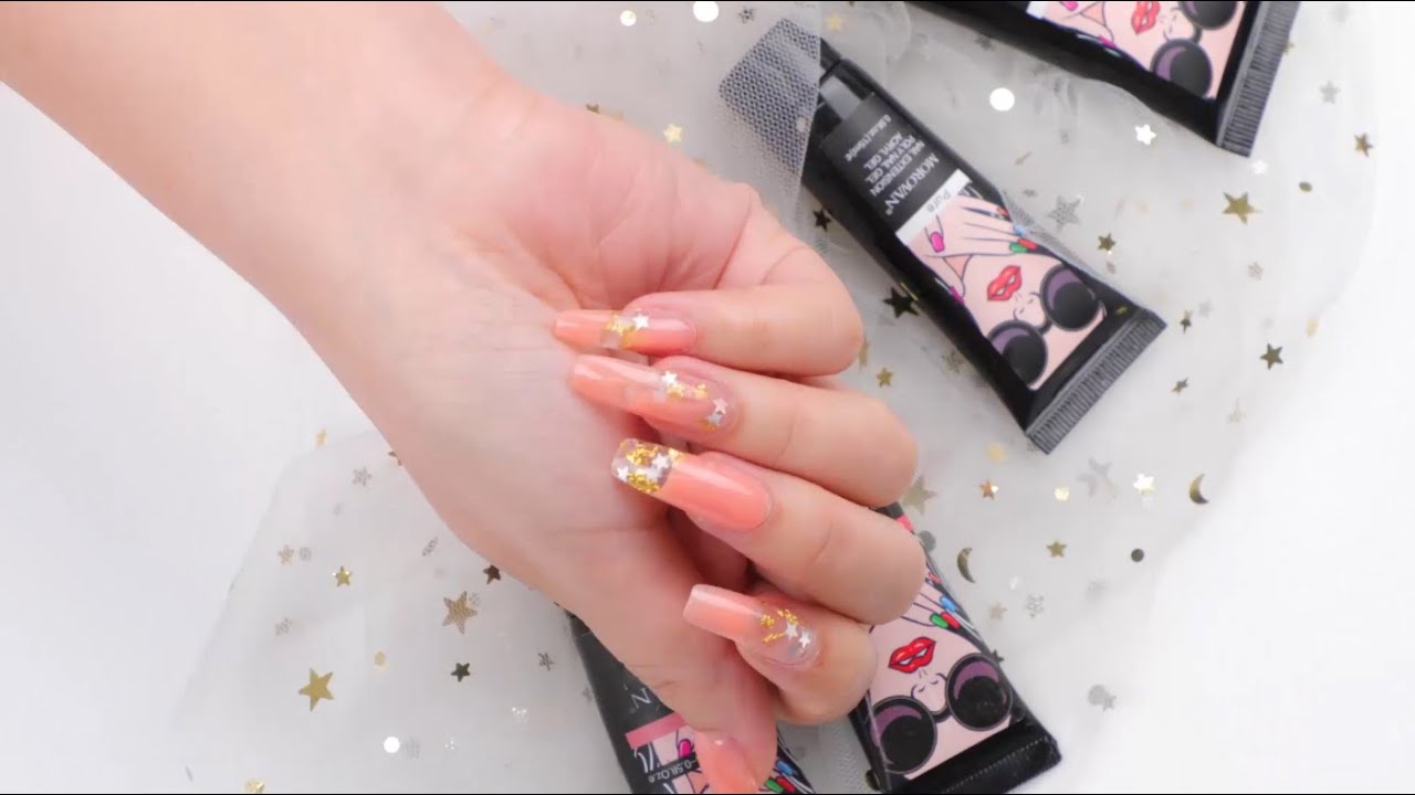 Poly gel tutorial \ how to use poly gel to do pretty nails \ Morovan