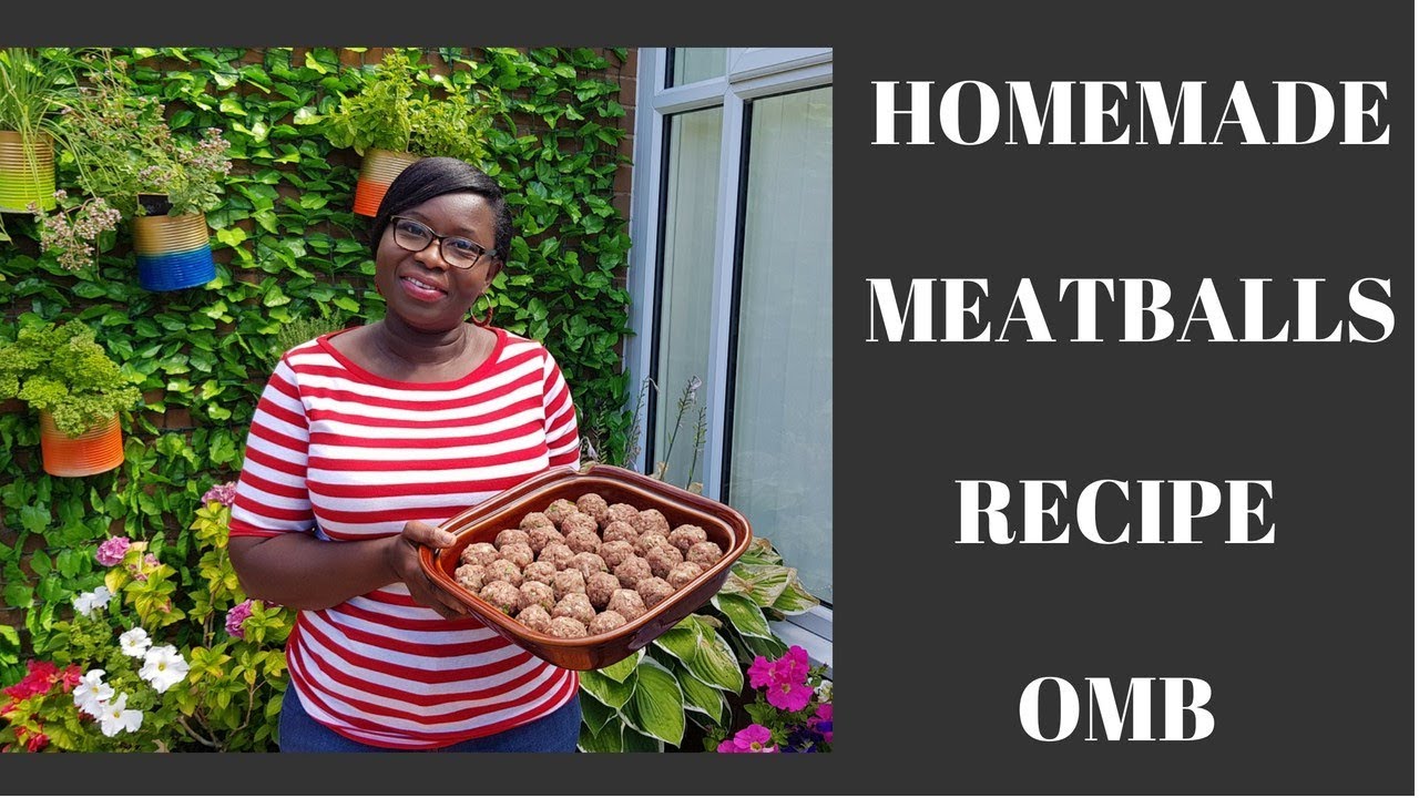 HOMEMADE MEATBALLS RECIPE: Cooking in the garden with Mama Betty: EP 7