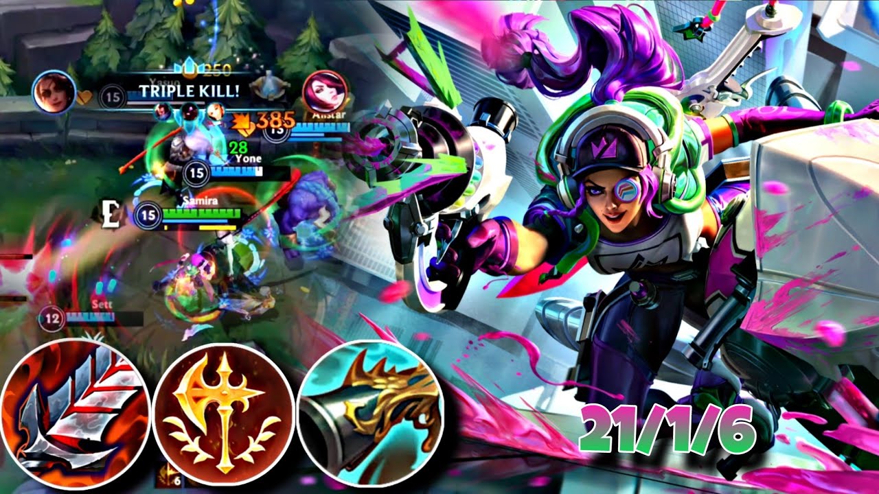 WILD RIFT ADC | SAMIRA IS THE BSET ADC IN PATCH 5.0A ? | GAMEPLAY | #wildrift #samira #adc