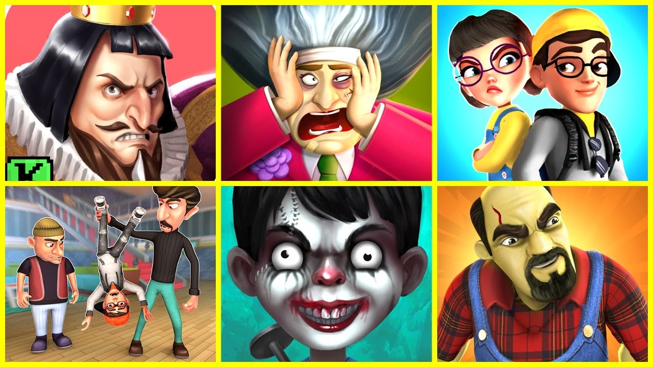 Nick and Tani Funny Story Vs Scary Robber Vs Angry King Vs Scary Neighbor