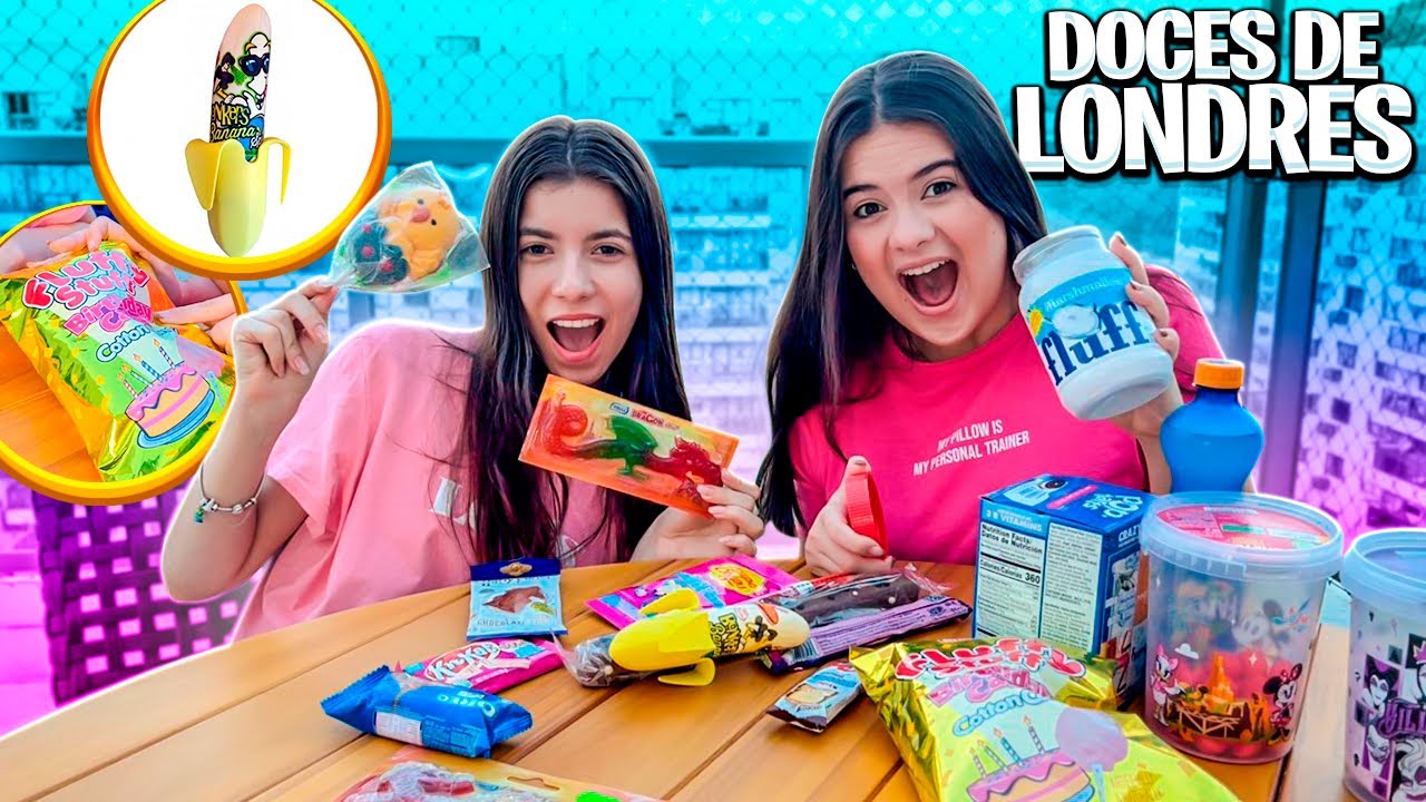 PROVANDO OS DOCES DE LONDRES MAIS  BIZARROS!