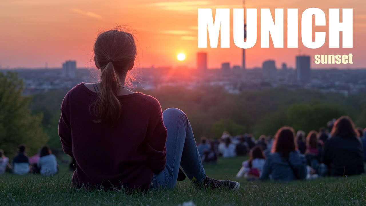 Most Beautiful Place in Germany Munich Sunset Walk Tour - 4K