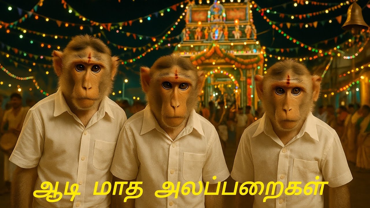 Aadi Season Comedy Monkeys 🐒🔥 – Full Temple atrocities!