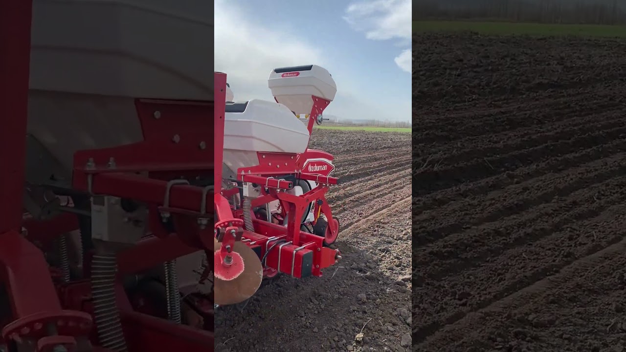 havalı mibzer ile nohut ekimi