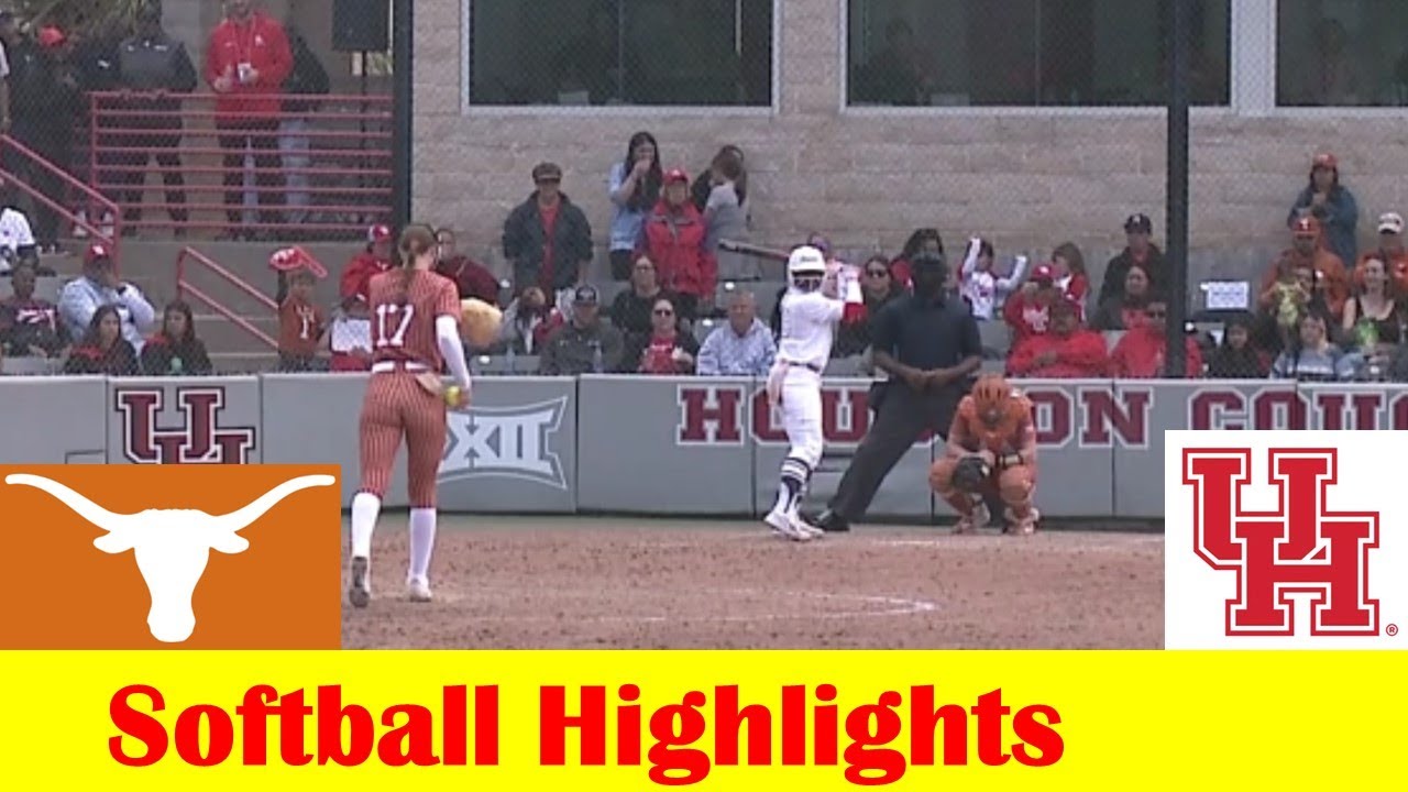#1 Texas vs Houston Softball Game 3 Highlights, March 10 2024