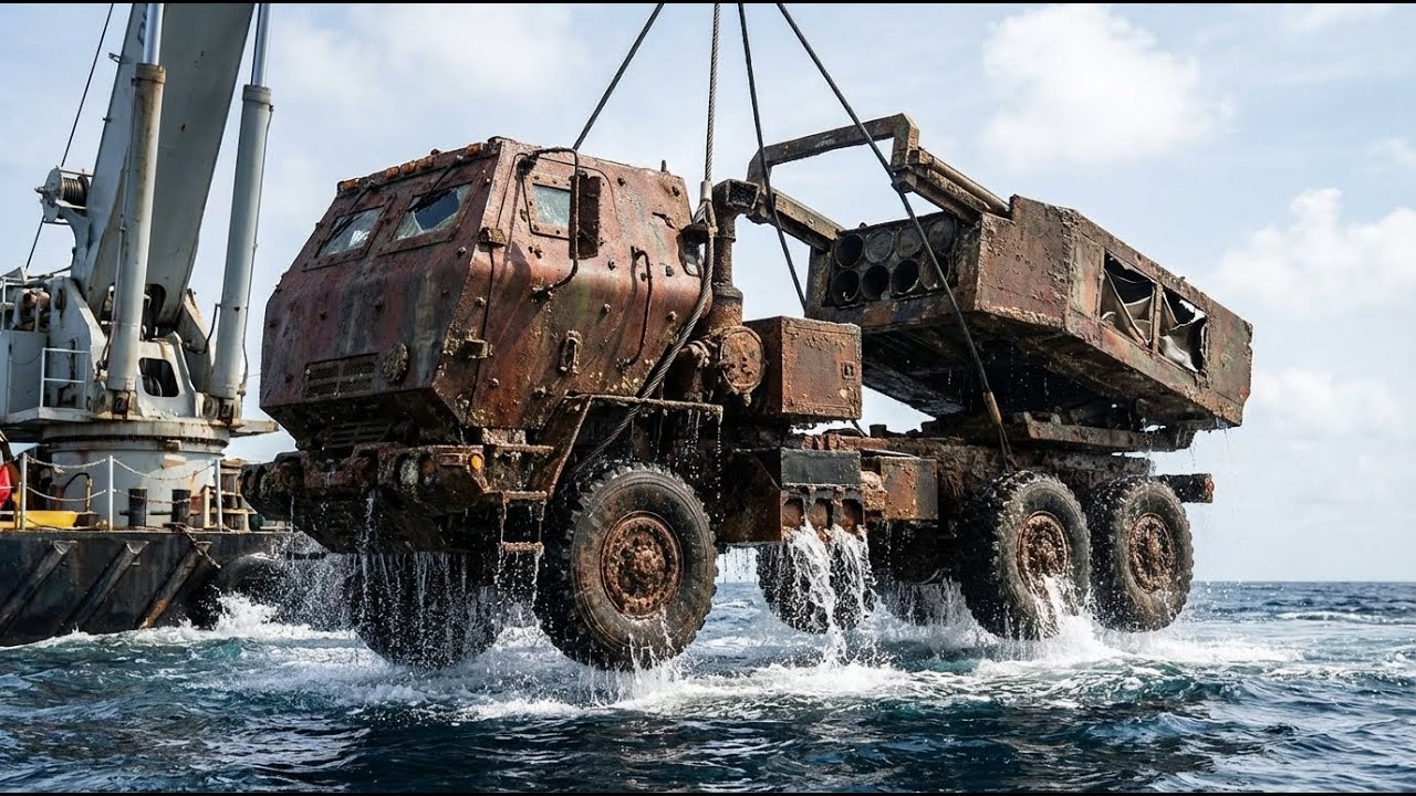 From Ocean Floor to Battlefield: Salvaged M142 HIMARS Rocket Artillery Reborn