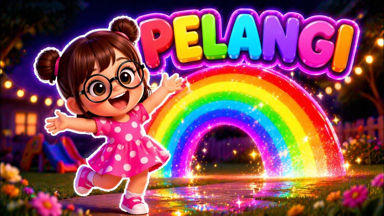 Anak Belum Tahu Warna Pelangi? 🌈 Lagu Ini Bikin Cepat Ingat!