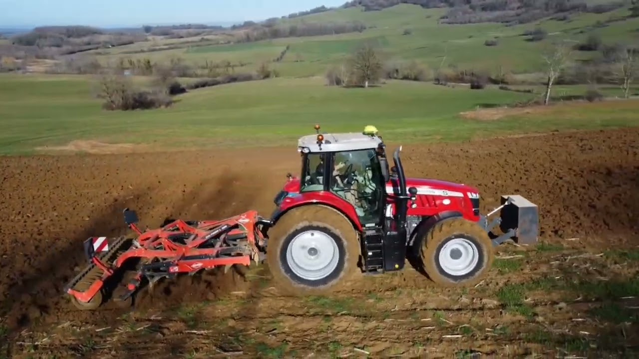 OUVERTURE DES TERRES A MAÏS AU GAEC BRUNNER DES CARRONS 🔴⚪