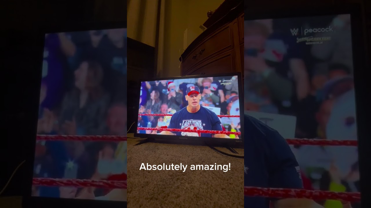 John Cena!!! (All Credit to WWE and John Cena) he will be missed. (Made for kids)