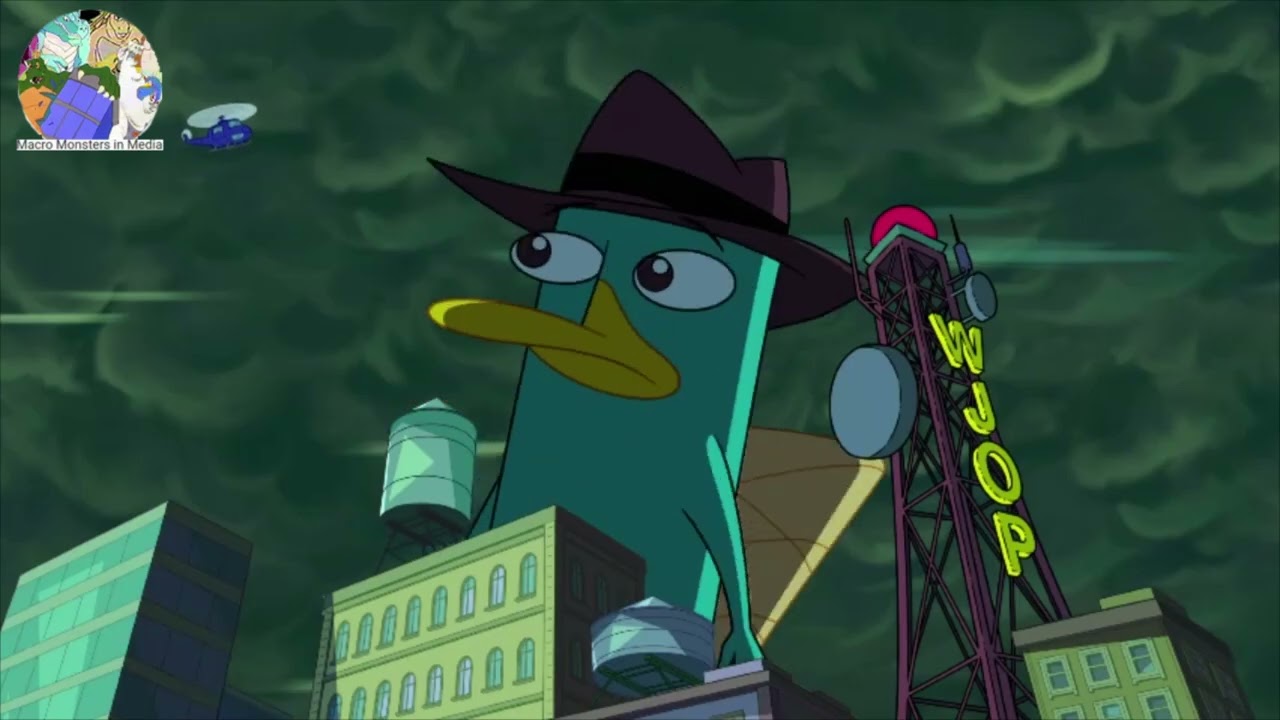 Perry the Platypus GROWS HUGE and Goes on RAMPAGE