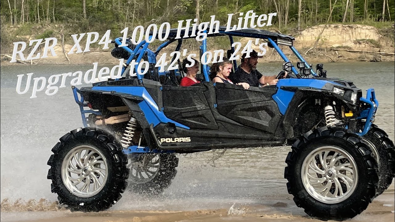 Polaris RZR XP4 1000 High Lifter on 42's and 6