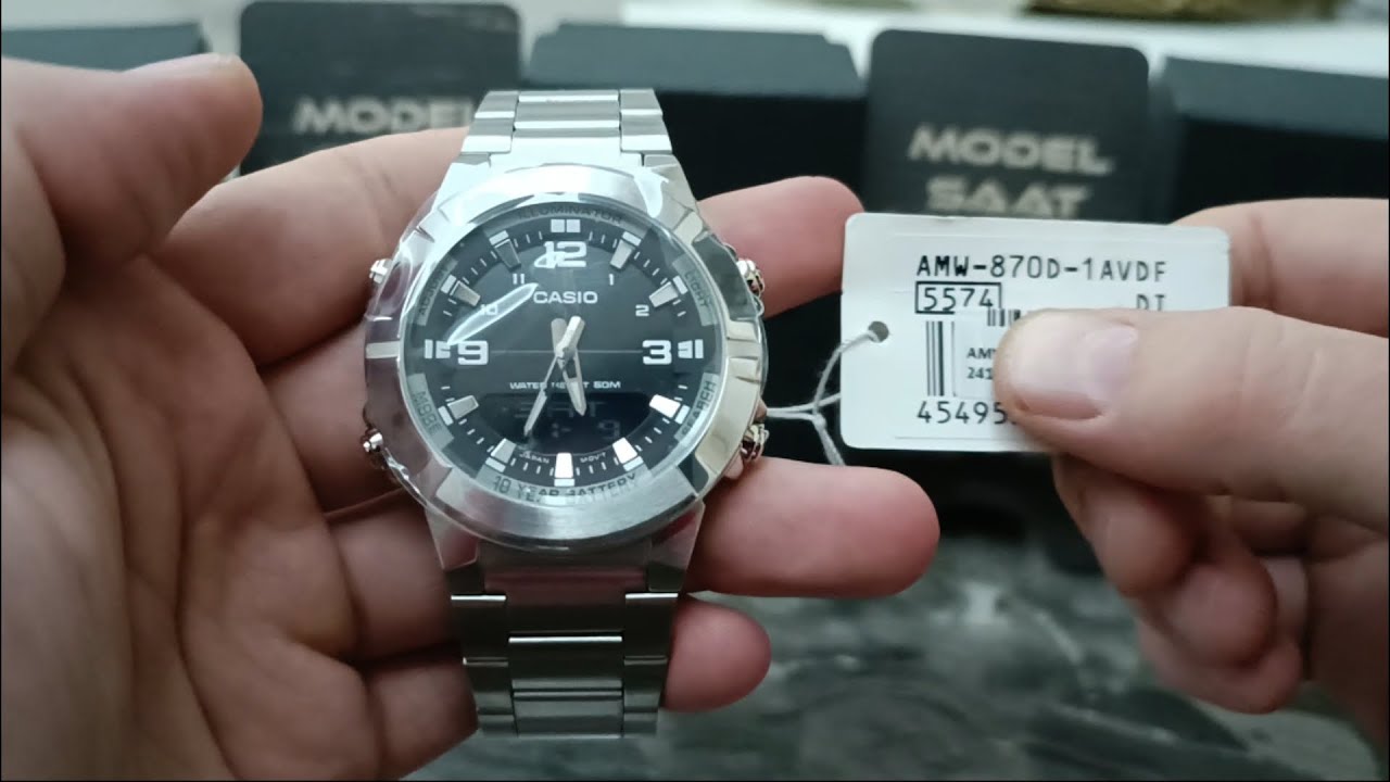 casio saat ayarı AMW-870D how to setting time AMW-870D