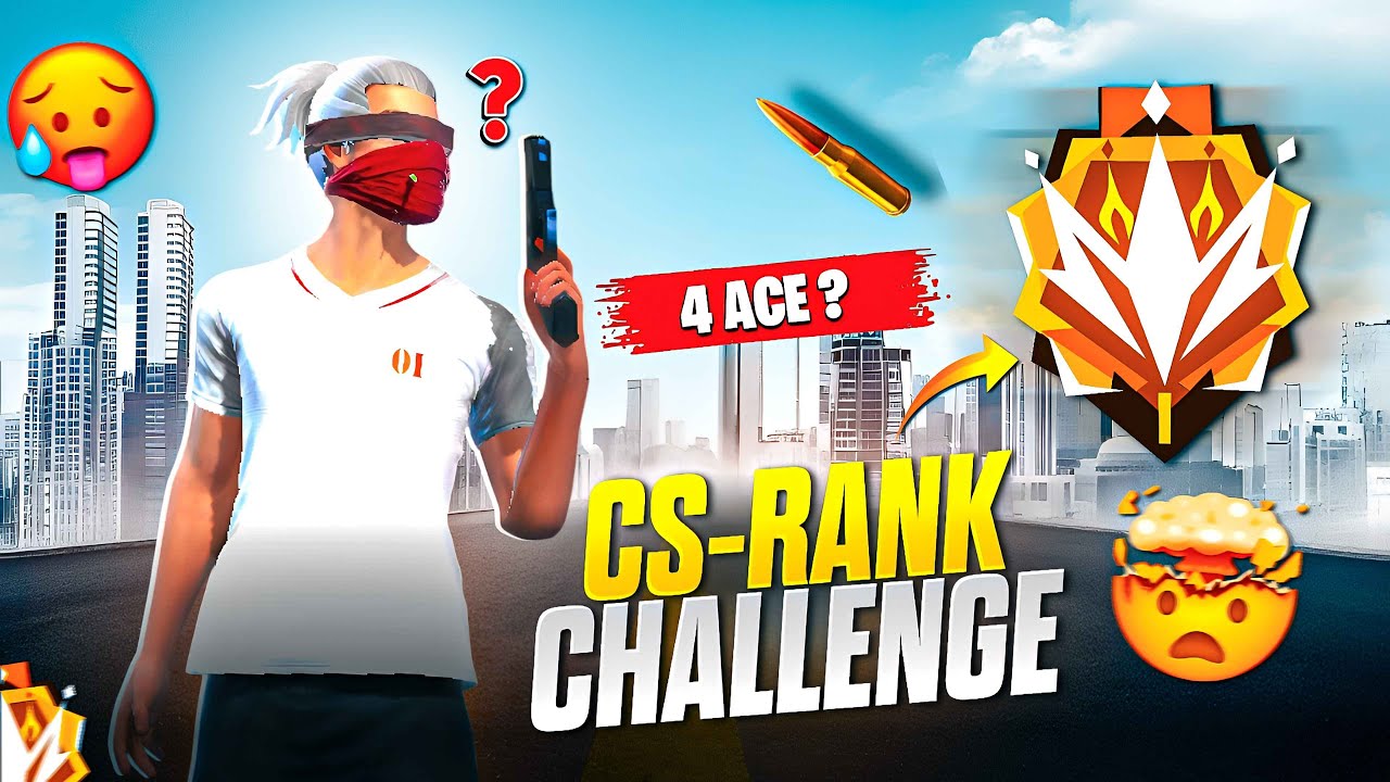 4 ACE in CS-RANK CHALLENGE💀🔥CAN I❓