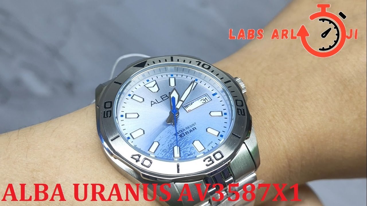 JAM TANGAN ALBA URANUS AV3587 AV3587X1 ORIGINAL UNBOXING