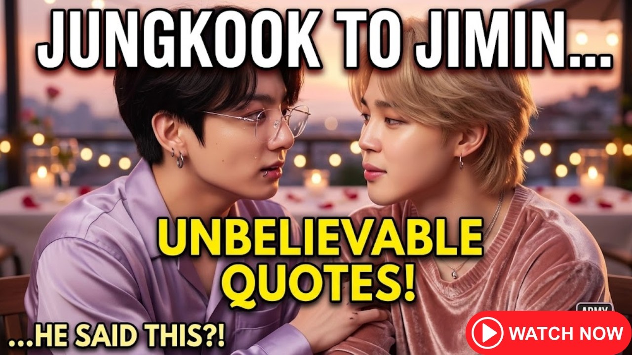Jungkook Says ‘Loving Because He’s Cute’—And Fans Instantly Yelled: THAT’S JIMIN 😳🔥