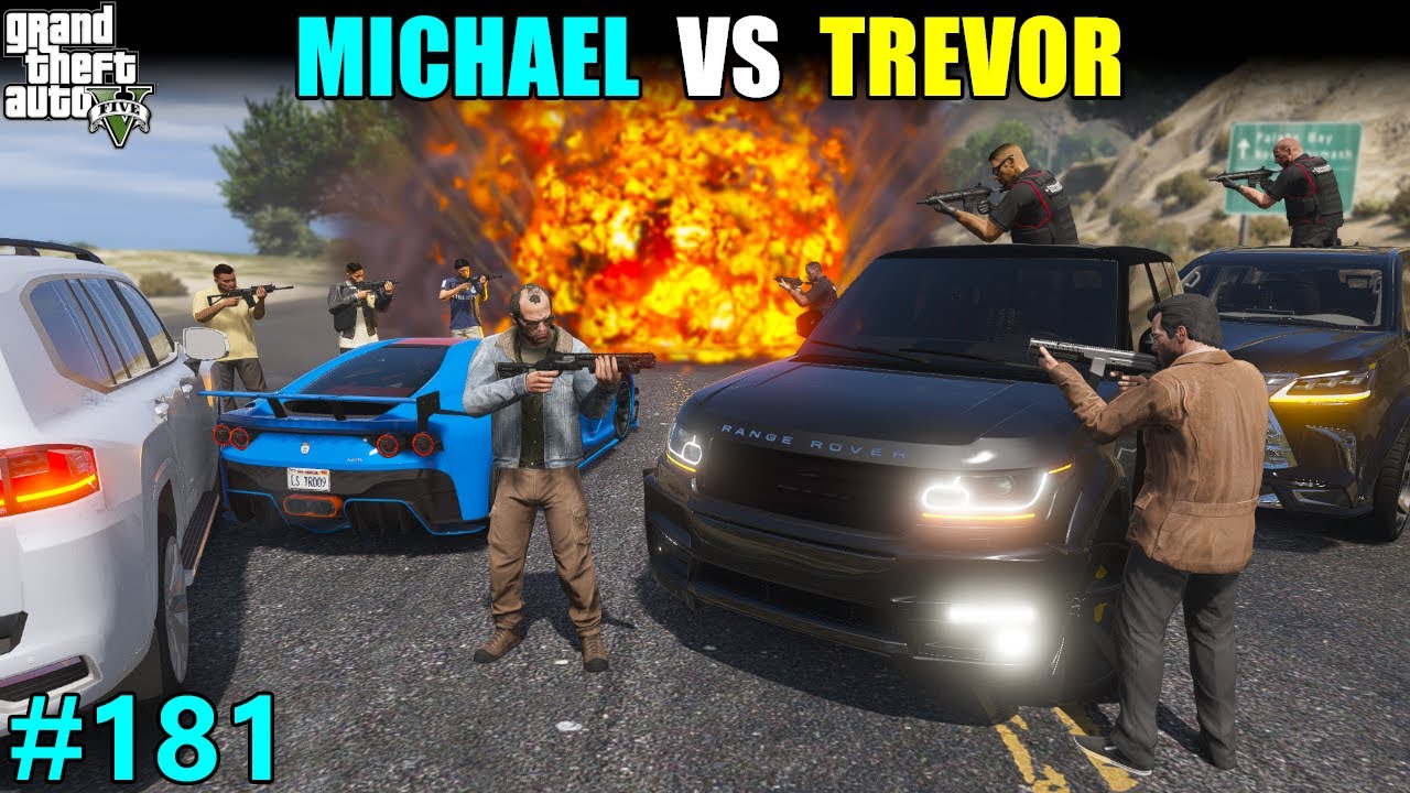 MICHAEL VS TREVOR THE CONCLUSION | GTA 5 GAMEPLAY | 181