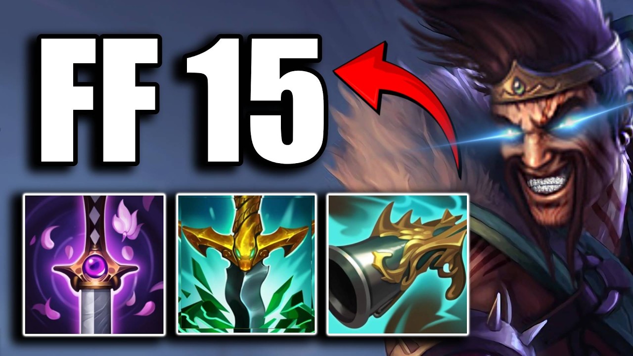 Make Enemy FF 15 ! HIGH ELO DRAVEN