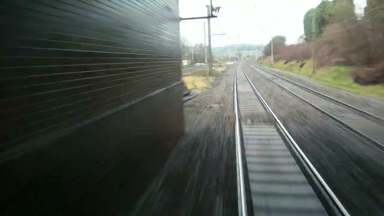 Class 350 Stafford to Crewe 110 mph Drivers Cab View