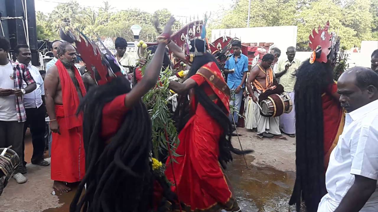 Kulasai dasara South thandavankadu dasara 2016-1 காளியாட்டம்