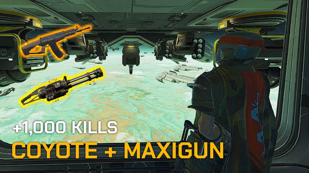 Helldivers 2 - M1000 MAXIGUN + COYOTE Its So Fun To Use - Solo Superhelldive (What A Hell Of A Game)