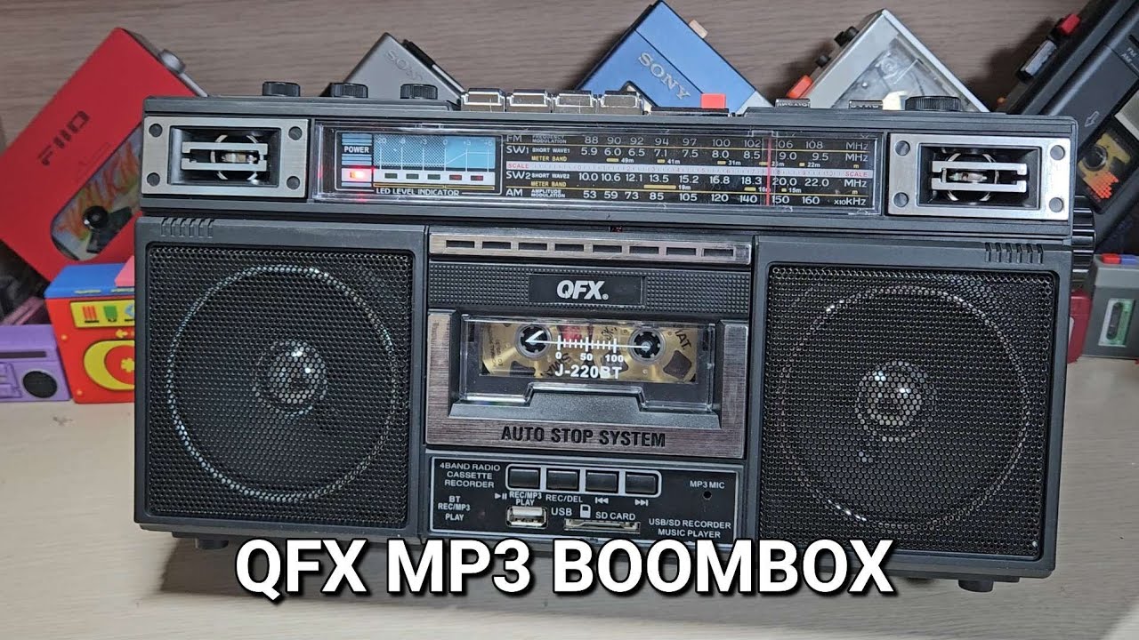 QFX MP3 BOOMBOX Cassette Player Walkman