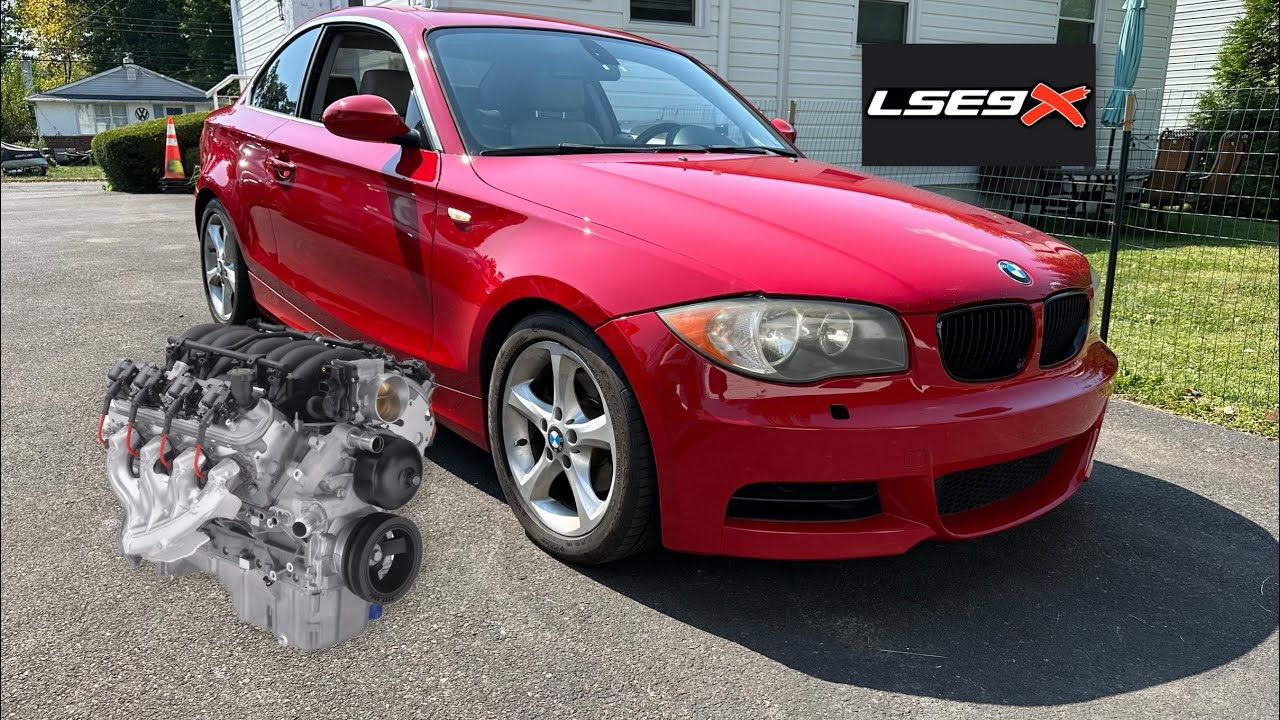 V8 swapping a BMW is THIS easy?? Part 1