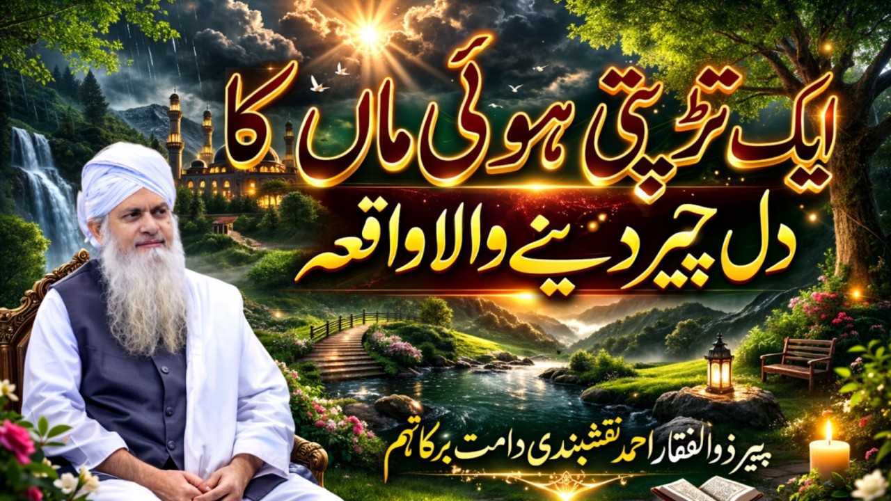 Aik Tarapti Hoi Maa 😢 | Dil Cheer Dene Wala Waqia | Peer Zulfiqar Ahmad Naqshbandi