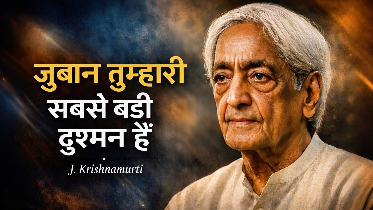 The Disease of Talking – A Deep Truth by Jiddu Krishnamurti