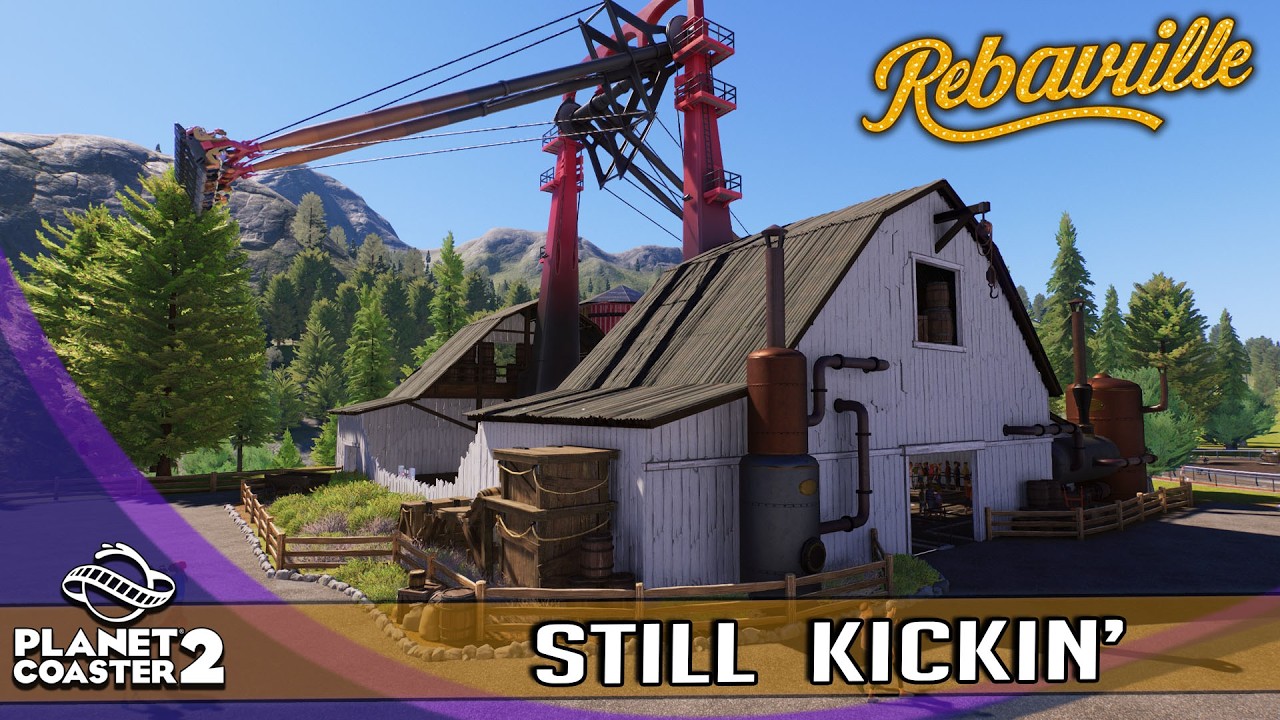 Новые тематические зоны для Rebaville — суперреалистичная постройка парка Planet Coaster 2