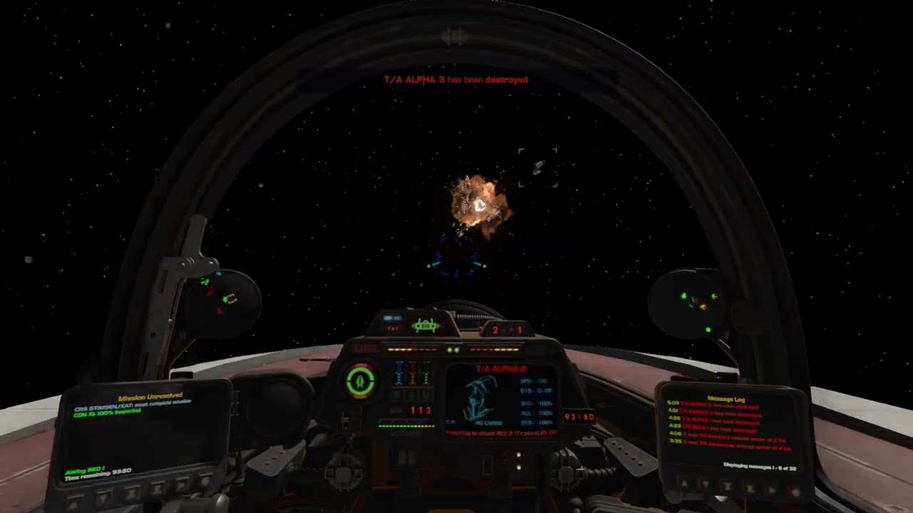 Star Wars: XWVM Alpha Historical Combat Bonus Mission 1: Protect Cargo Transfer Hard Difficulty