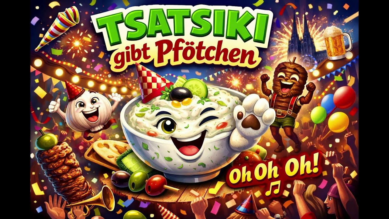 Xantor – Tsatsiki gibt Pfötchen 🍺🧄 (Party-Schlager / Karneval 2026)