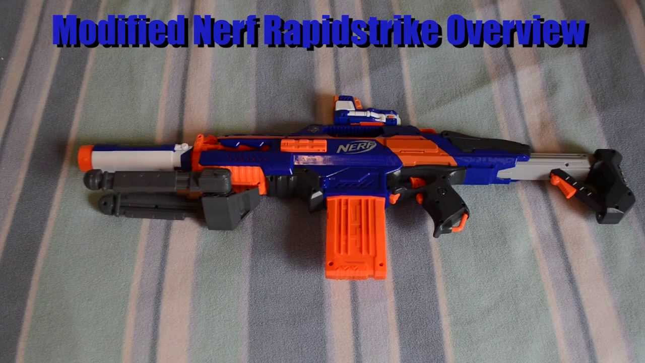 ~Mod Overview~ Nerf N-Strike Elite Rapidstrike CS-18 Moddification Overview ~Mod Overview~