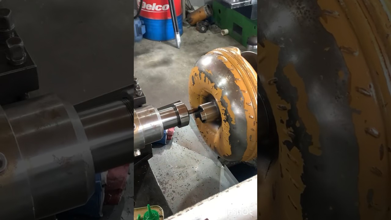 Veja como recuperei esse conversor de torque sem utilizar frezadora 