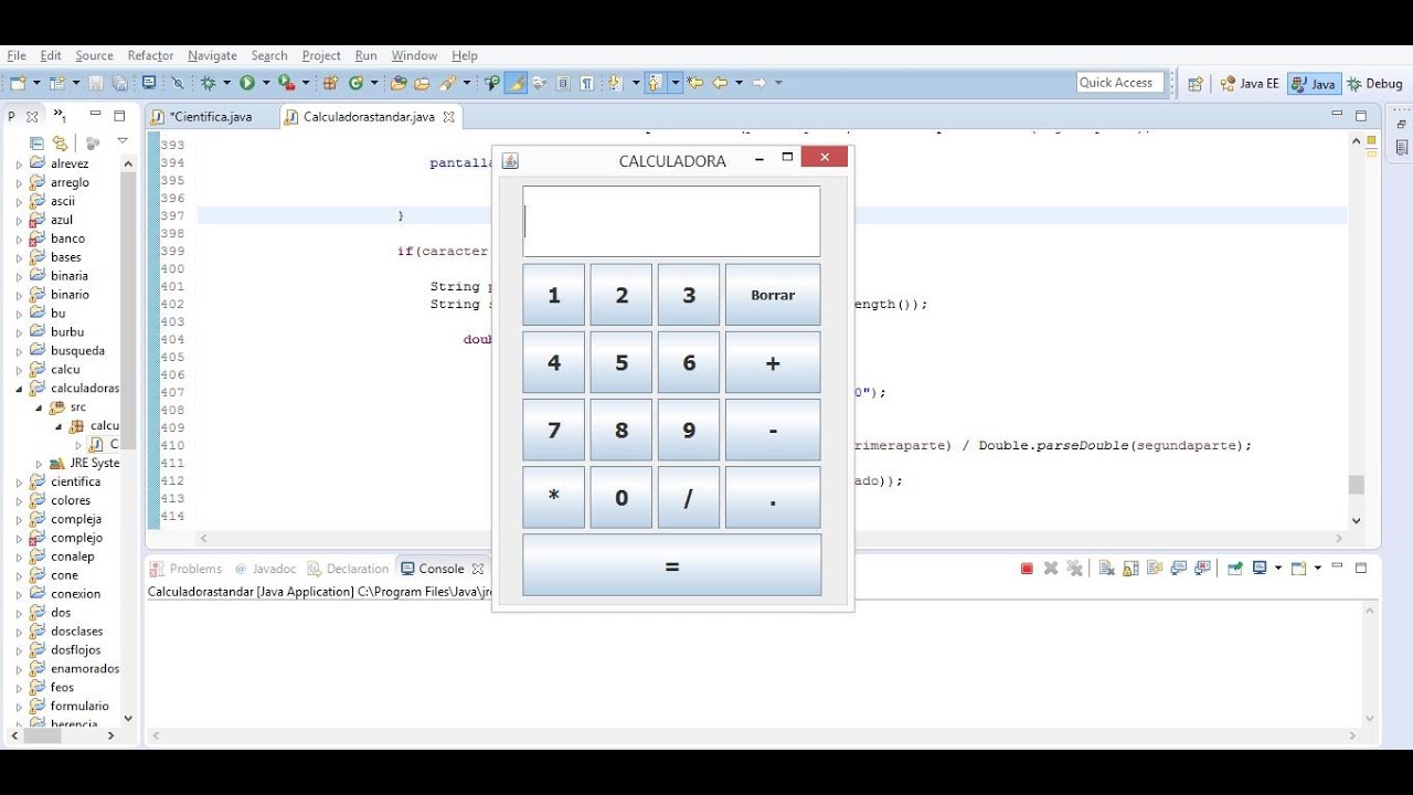 Calculadora en Java desde cero sin windows Builder Parte 1