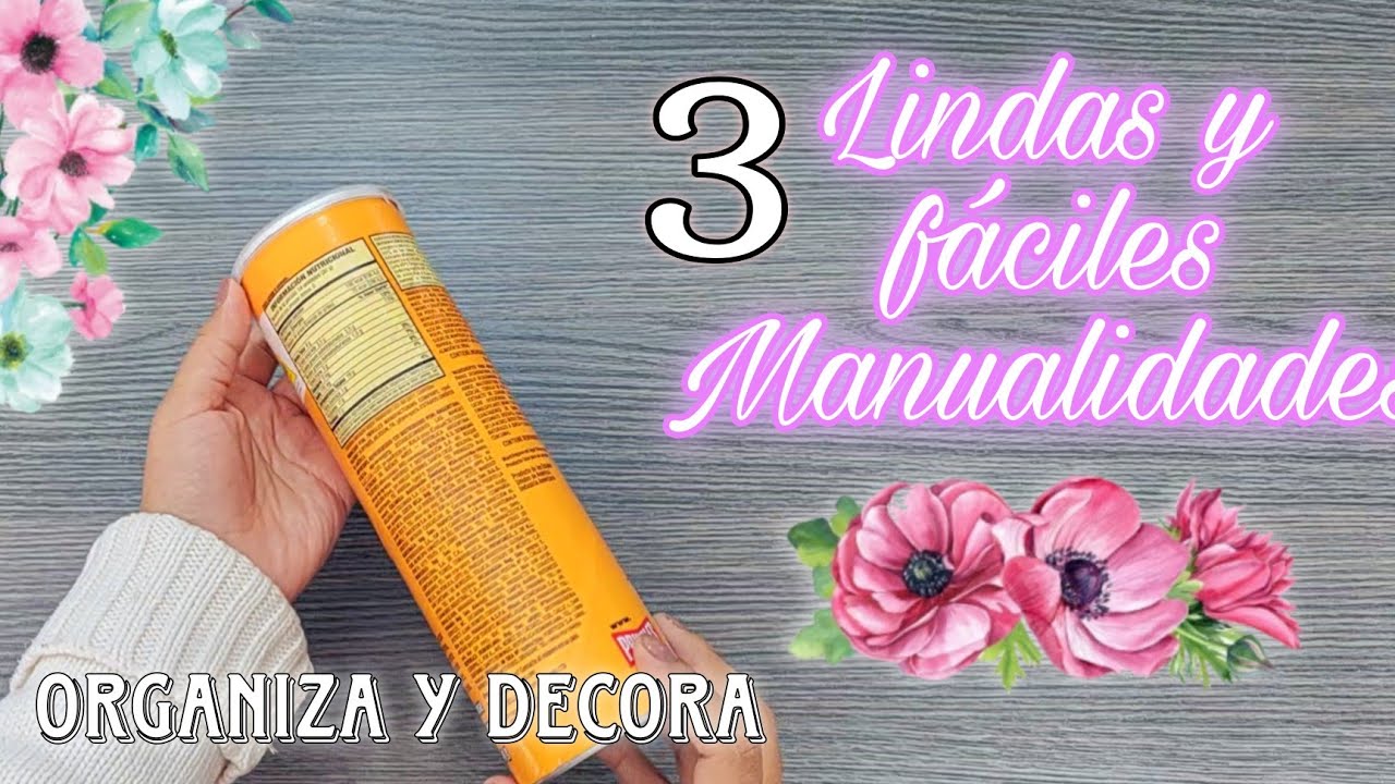 3 Lindas Manualidades con reciclaje  💕 Ideas para decorar y organizar / Artesanato / Diy