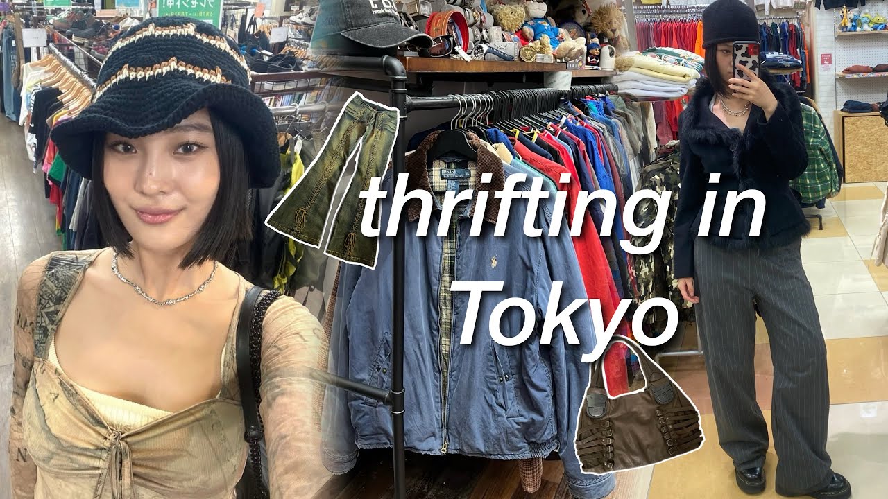 ✨ Thrift со мной в Симокитадзава | Лучший винтаж Токио 🇯🇵