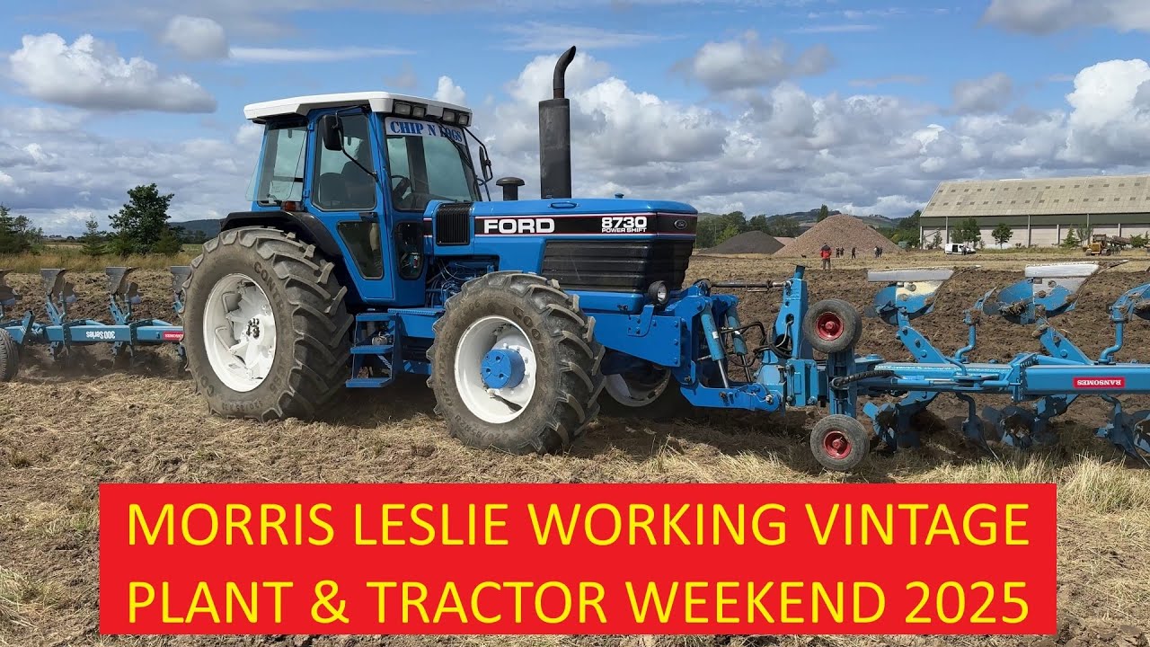 Morris Leslie Working Vintage Plant and Tractor Weekend 2025
