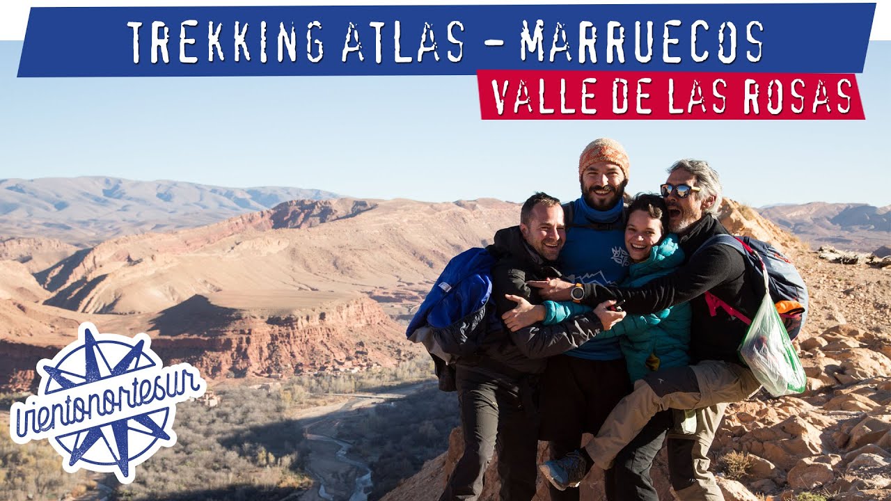 Trekking Atlas, Marruecos. Valle de las Rosas. Turismo responsable y sostenible. Senderismo.