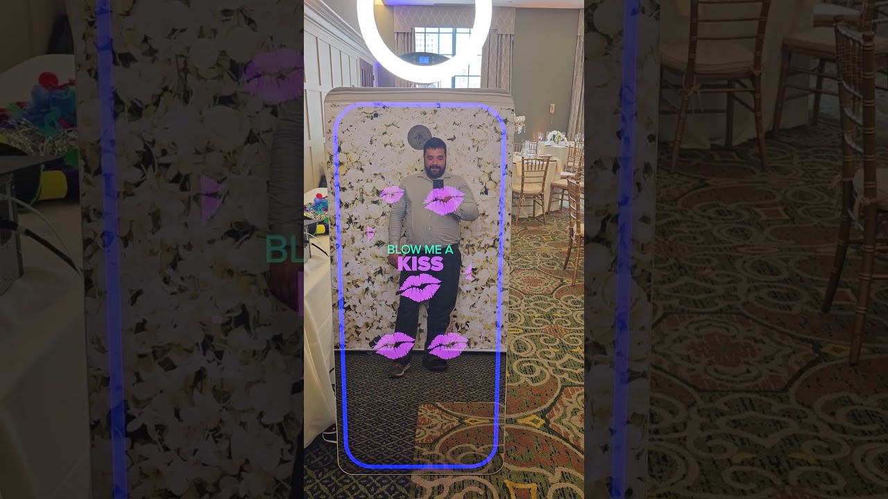 XL White Air Mirror Photo Booth - Indiana, Indianapolis