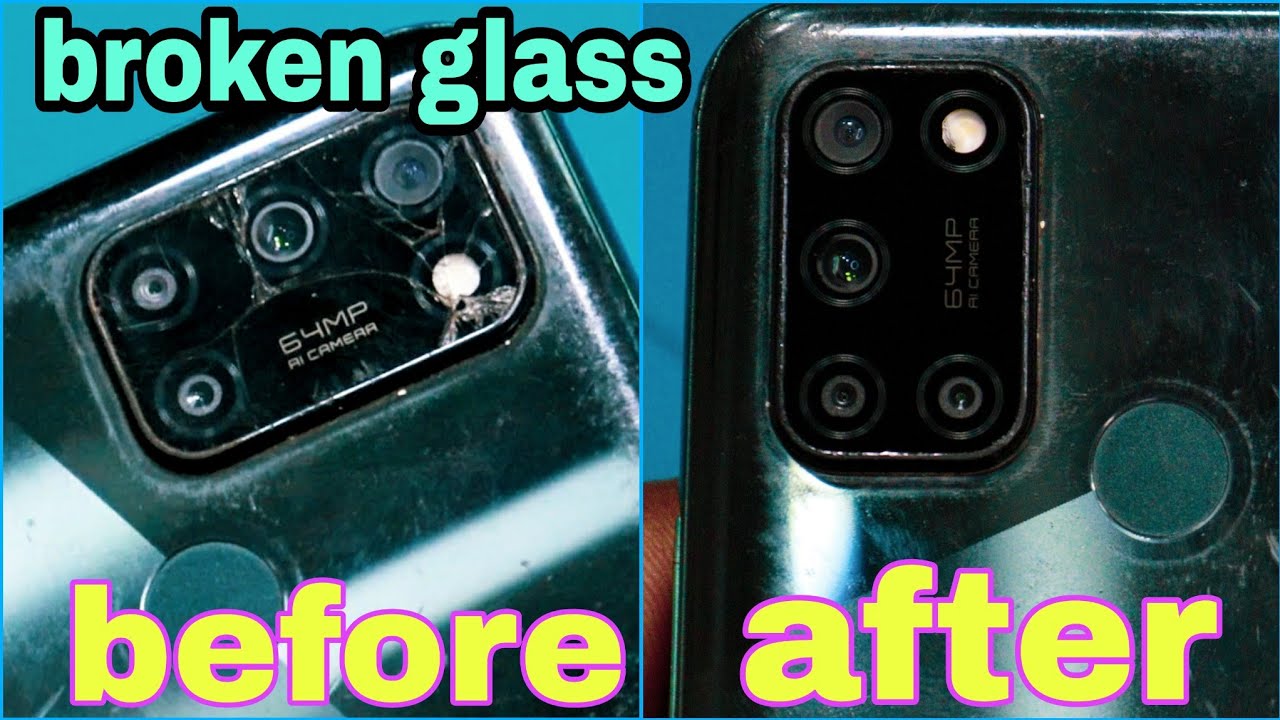 realme camera glass replacement / realme 7i camera glass replacement / realme camera glass broken