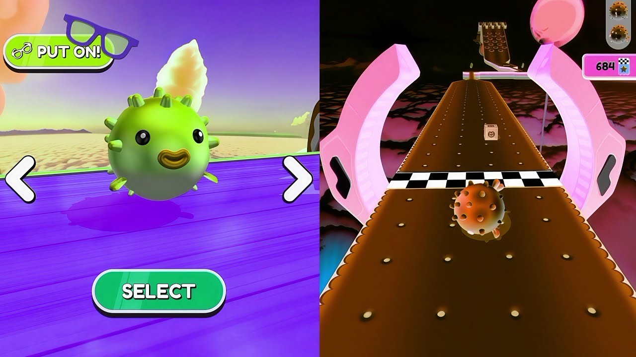 🤑⚽Going Balls, SpeedRun Vs Reverse Video Gameplay Part 387