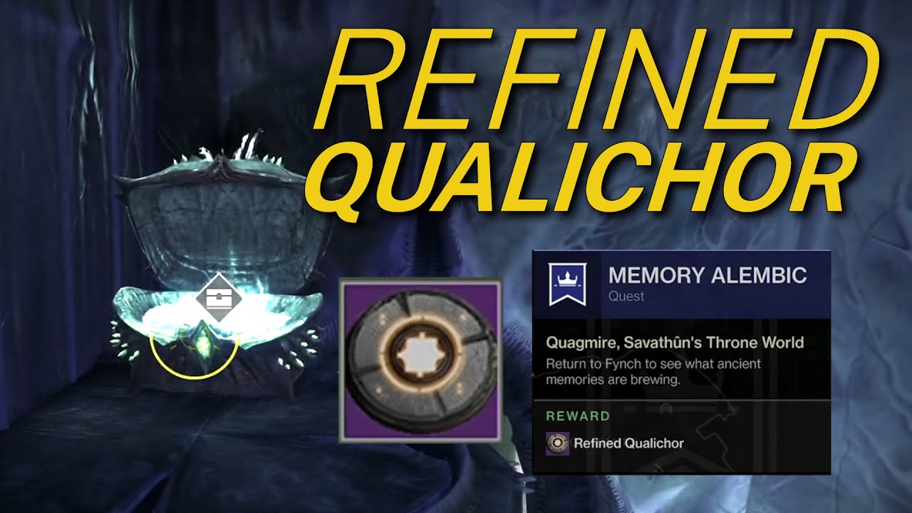 WHAT IS QUALICHOR? How to Farm it - Memory Alembic Quest, Executioner's Hoard Triumph / Destiny 2
