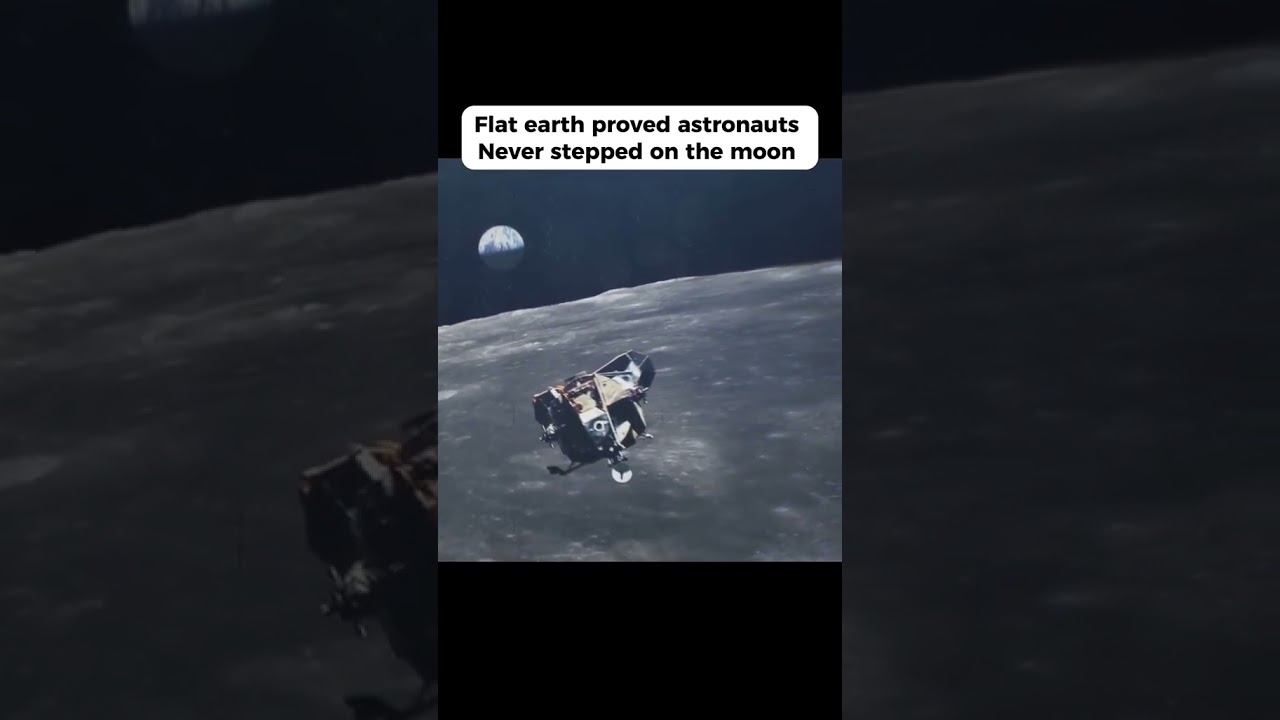 🚨 Flat Earth Claims Moon Landing Was Staged | Astronauts Never Stepped on the Moon? 🌍🚀