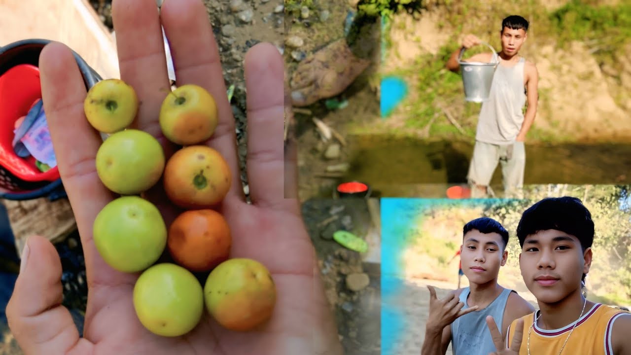 This is how we bathe in our village.