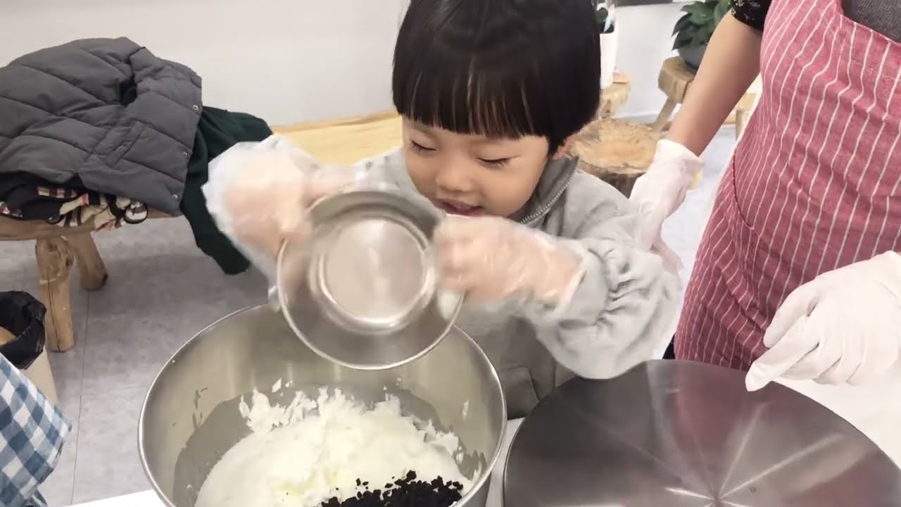 상냥한 시온이 가족. 아빠 생일케이크 원데이 체험 하러 울산에 왔어요~[베리메리 디저트]