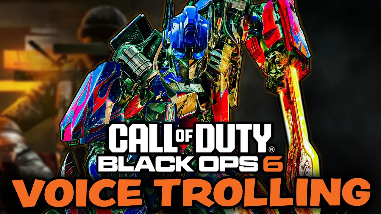 OPTIMUS PRIME HAS BLACK OPS 6 LOBBIES WHEEZING!!! (Call of Duty Voice Trolling)