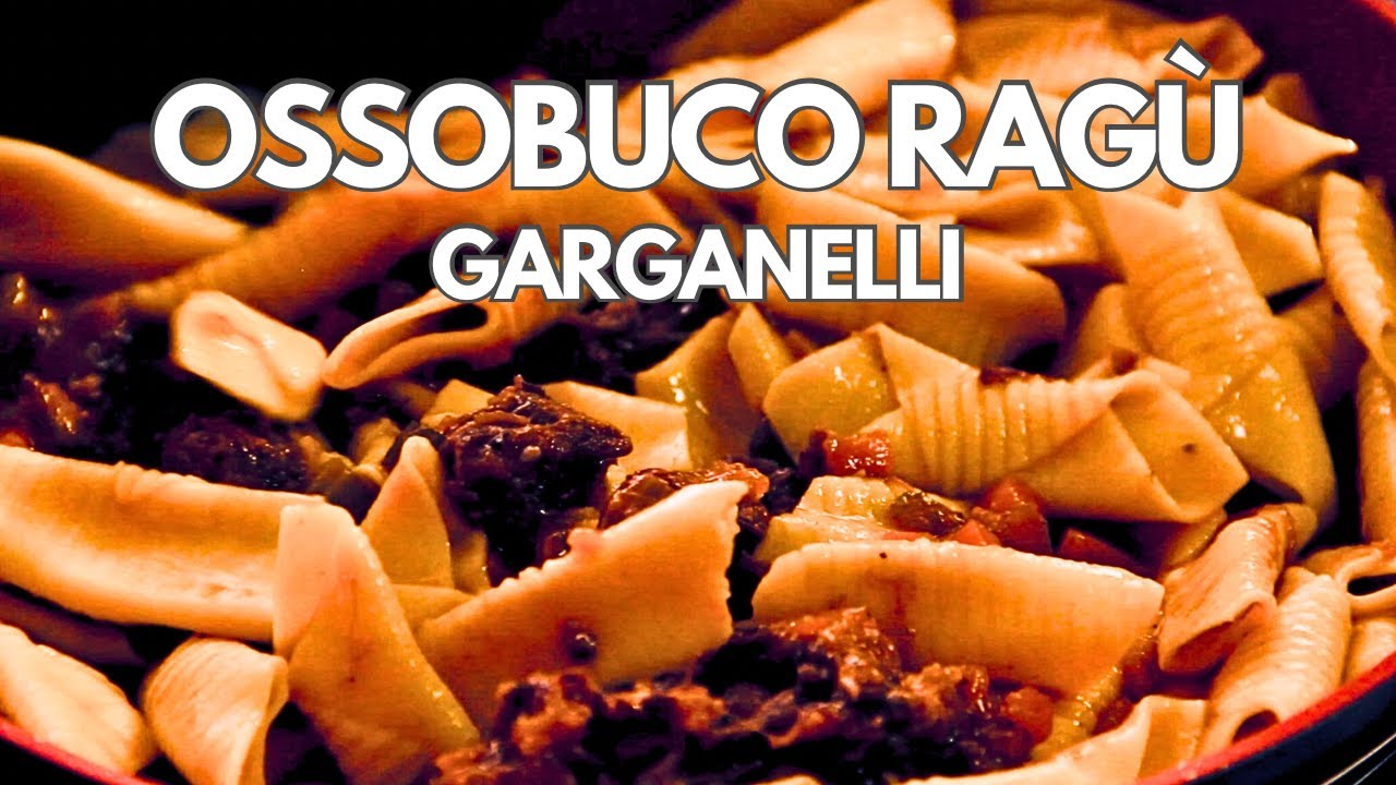OSSOBUCO RAGÙ with GARGANELLI pasta | ASMR and EXPERIENCE