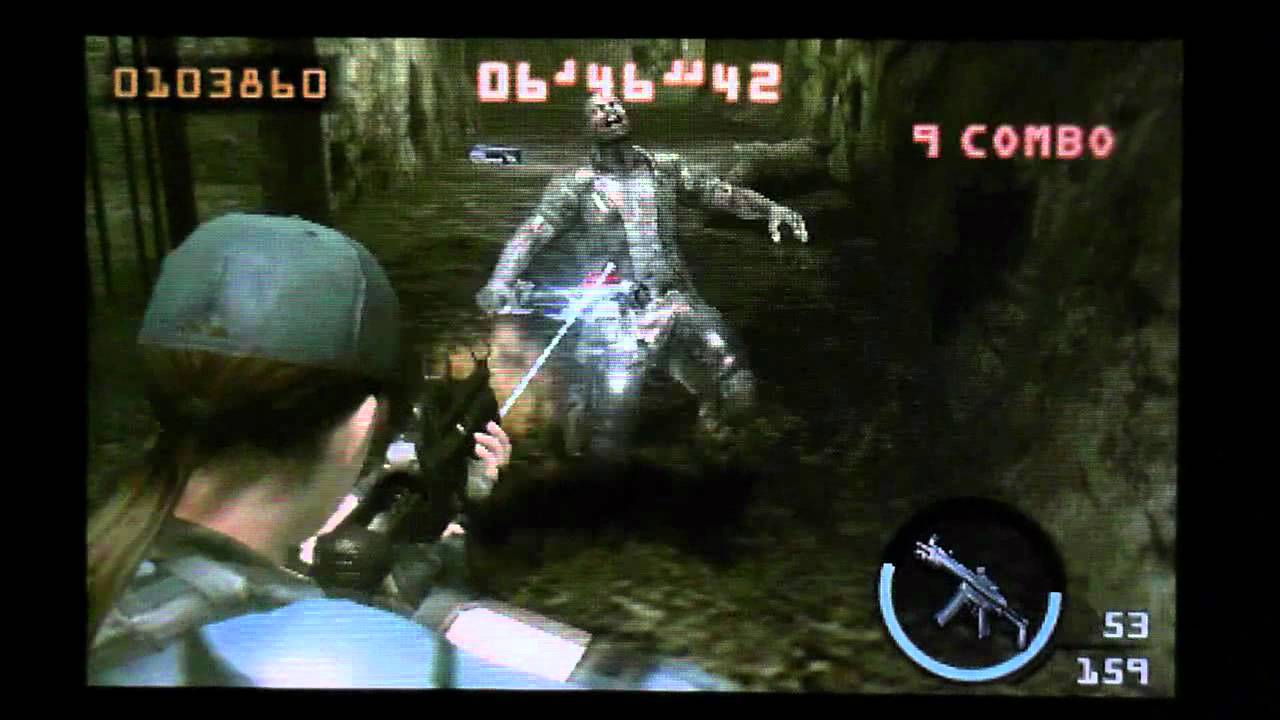 Biohazard The Mercenaries 3D MISSION LEVEL Ex-8 SOLO 320,819 Jill