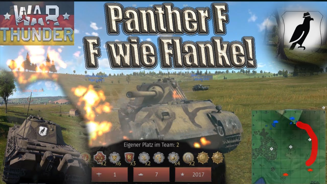 Panther F &bdquo;F&ldquo; wie Flanke! War Thunder Gameplay